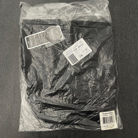 Claudia EV Women's Black Flatten Tummy Cropped Pants, Size 14 NWT - Picture 7 of 7